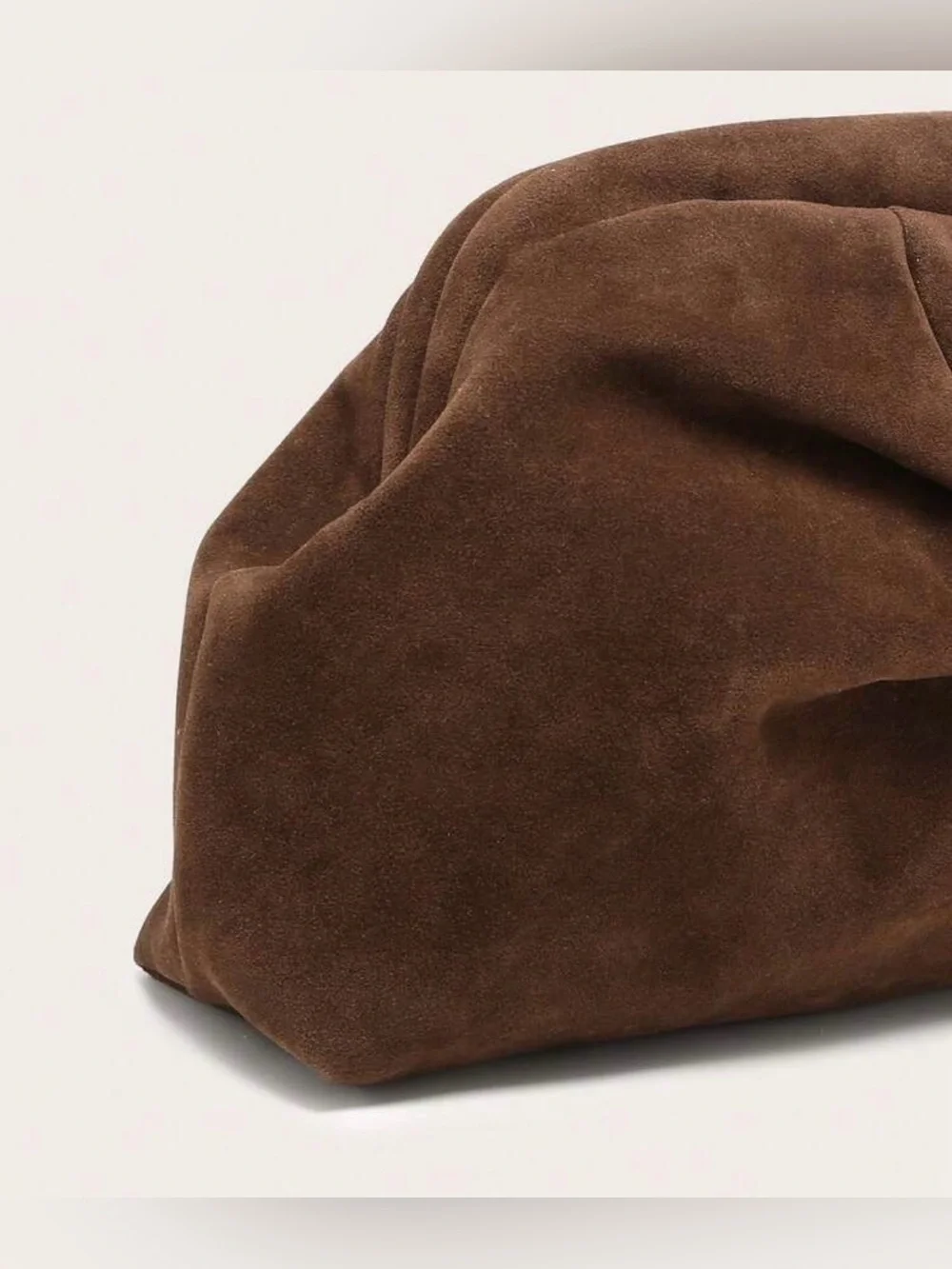 Brown Woven Clutch Bag -